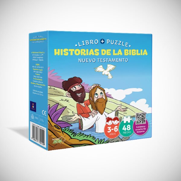 Libro + Puzzle: Historias de la Biblia - Nuevo Testamento